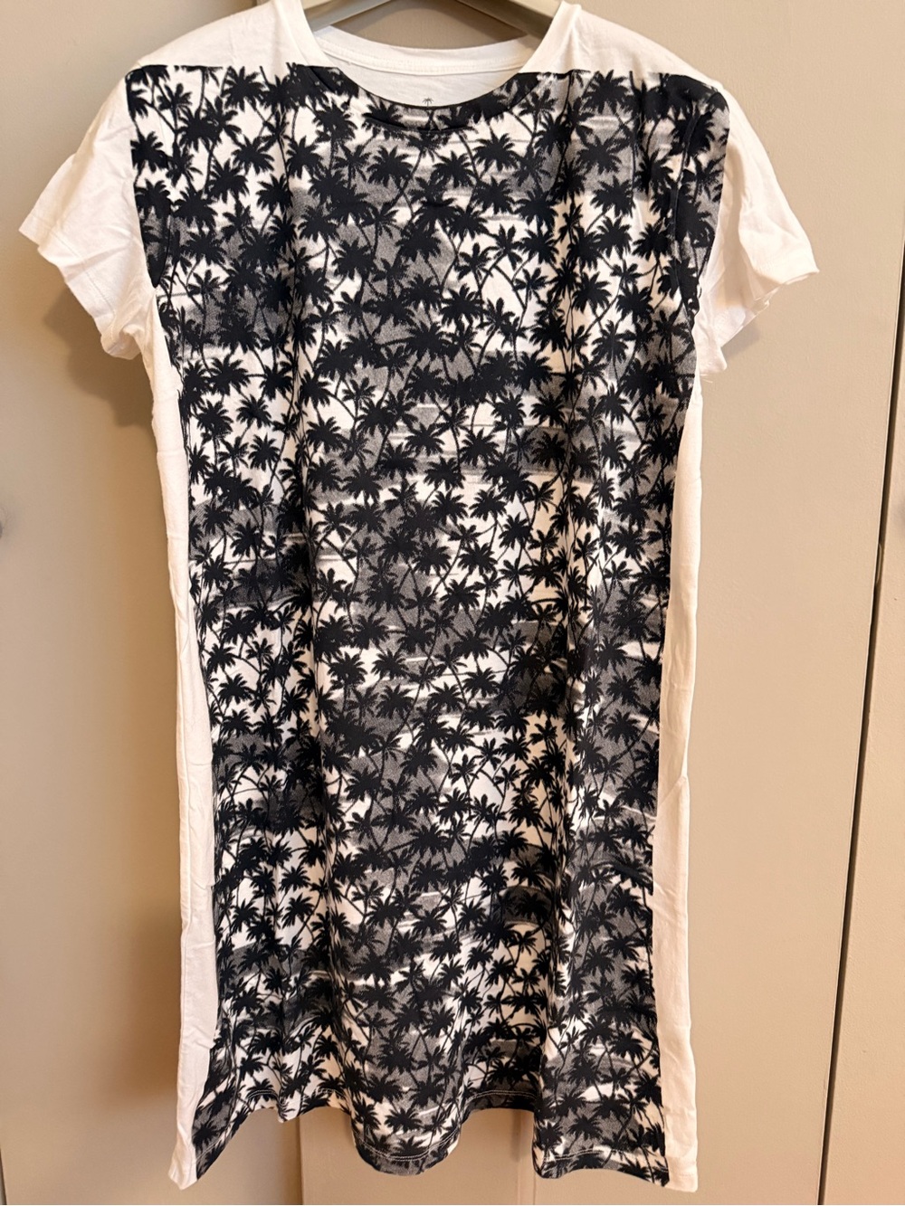 Thomas Maier + Uniqlo Shift Dress Palm Trees Casual Cotton M